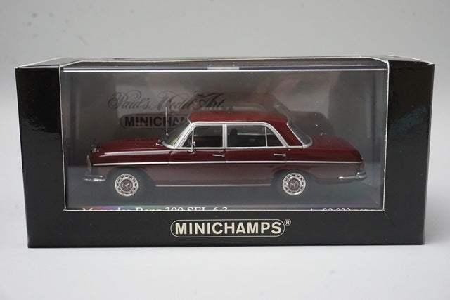 1:43 MINICHAMPS 430039102 Mercedes-Benz 300 SEL 6.3 1968-72 Red