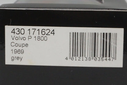 1:43 MINICHAMPS 430171624 Volvo P1800 E Coupe 1969 Gray