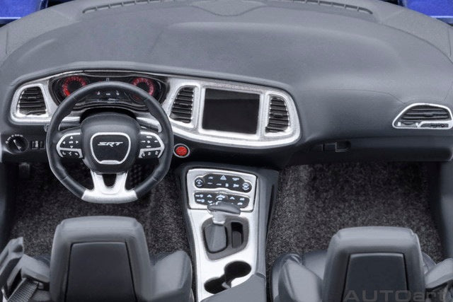 [ Pre-order ] 71763 AUTOart 1:18 Dodge Challenger SRT Jailbreak 2022 (Metallic Blue with Carbon Black Stripes <INDIGO BLUE>)