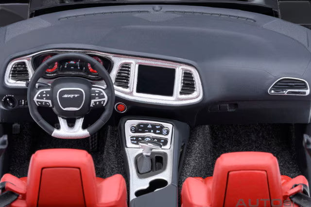 [ Pre-order ] 71765 AUTOart 1:18 Dodge Challenger SRT Super Stock 2023 (Black <Pitch Black>)