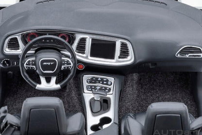 [ Pre-order ] 71766 AUTOart 1:18 Dodge Challenger SRT Super Stock 2023 (White with Carbon Black Stripes <Knuckle White>)