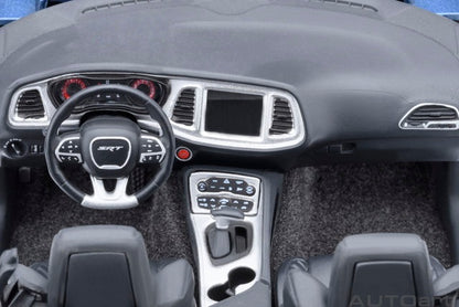 [ Pre-order ] 71767 AUTOart 1:18 Dodge Challenger SRT Super Stock 2023 (Pearl Blue with Carbon Black Stripes <FROSTBITE>)