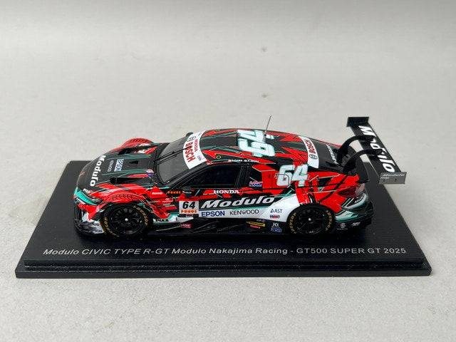 1:43 Spark 43SGT25064 Honda Modulo Civic CIVIC TYPE R-GT Modulo Nakajima Racing #64 GT500 SUPER GT 2025 Takuya Izawa - Riki Okusa