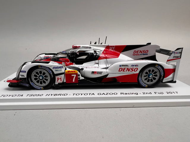 1:43 Spark SJ054 Toyota TS50 Hybrid GAZOO Racing 2nd Fuji 2017 #7 M. Conway / Kamui Kobayashi / J. M. Lopez