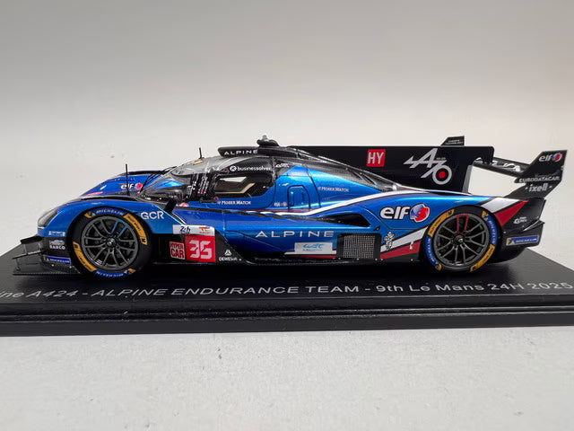 1:43 Spark S9264 Alpine A424 ALPINE ENDURANCE TEAM 9th Le Mans 24H 2025 #35 P. Chatin - F. Habsburg - C. Milesi