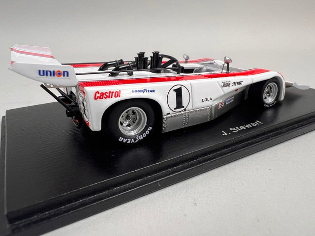 1:43 Spark S1133 LOLA T260 LAGUNA SECA 1971 #1 J. Stewart