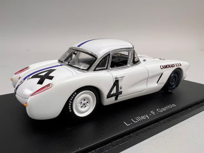 1:43 Spark S1540 Chevrolet Corvette Le Mans 24H 1960 #4 F. Gamble
