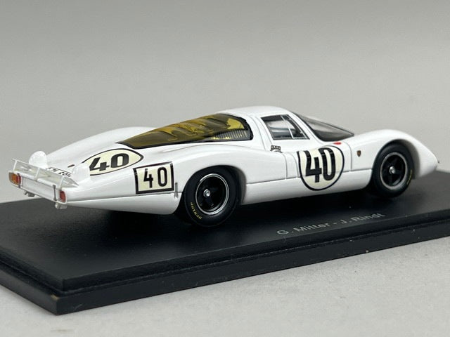 1:43 Spark S3477 Porsche 907 Le Mans 24H 1967 #40 G. Mitter / J. Rindt