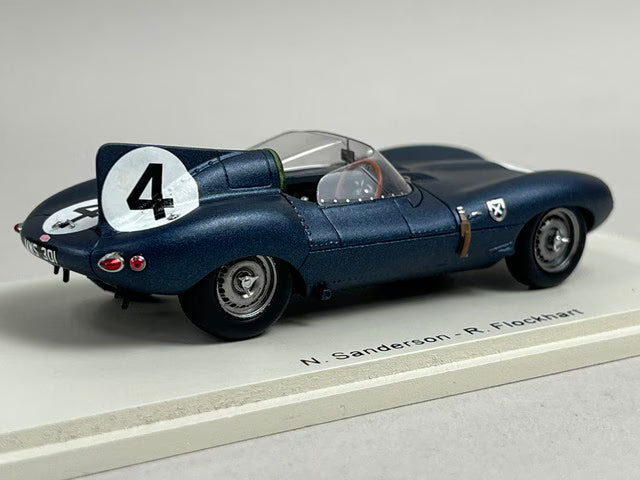 1:43 Spark 43LM56 Jaguar D Le Mans 24H 1956 Winner #4 N. Sanderson / R. Flockhart