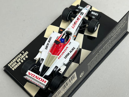 1:43 MINICHAMPS 400030086 BAR Honda Show Car 2003 #16 J. Villeneuve