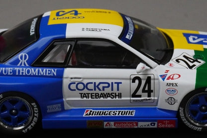 1:43 EBBRO 44574 Nissan Cockpit Tatebayashi GT-R JGTC 1994 #24 model car