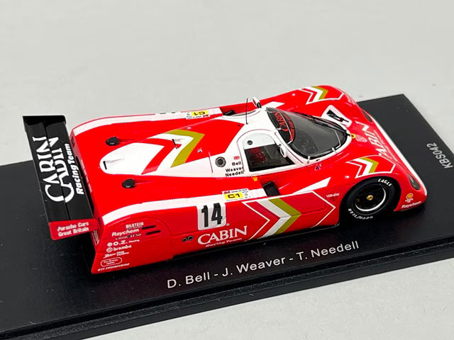 1:43 SPARK KBS042 Porsche 962 GTI LM Le Mans 1989 #14 CABIN