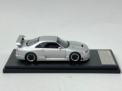 1:43 HPI 8166 Nissan NISMO GT-R Le Mans Silver Custom Order for Miniature Car Fans model car