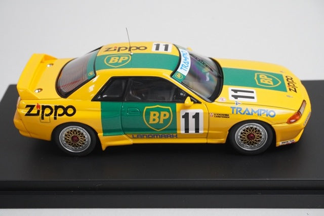 1:43 HPI 8077 Nissan Skyline BP Oil TRAMPIO GT-R JTC 1993 #11 TRAMPIO model car