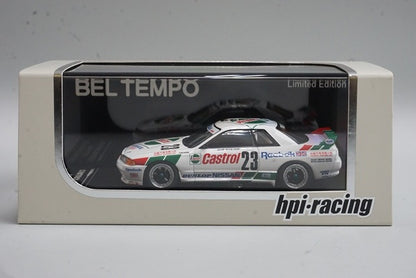 1:43 HPI 8082 Castrol Skyline GT-R Macau GP 1990 #23 BEL TEMPO model car