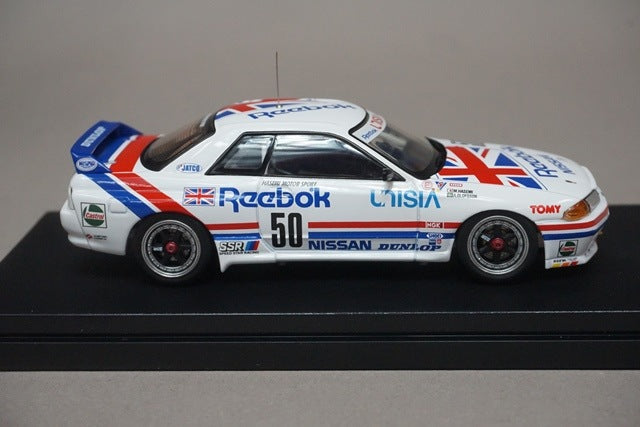 1:43 HPI 8607 Nissan Reebok Skyline GT-R JTC Suzuka 1991 #50