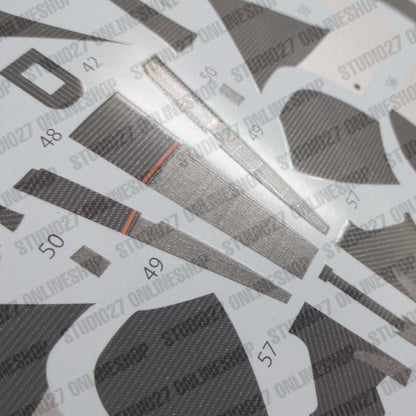 [ Back-order ] STUDIO27 CD20007 1:20 RB6 Carbon decal forTAMIYA20067 Carbon Decal