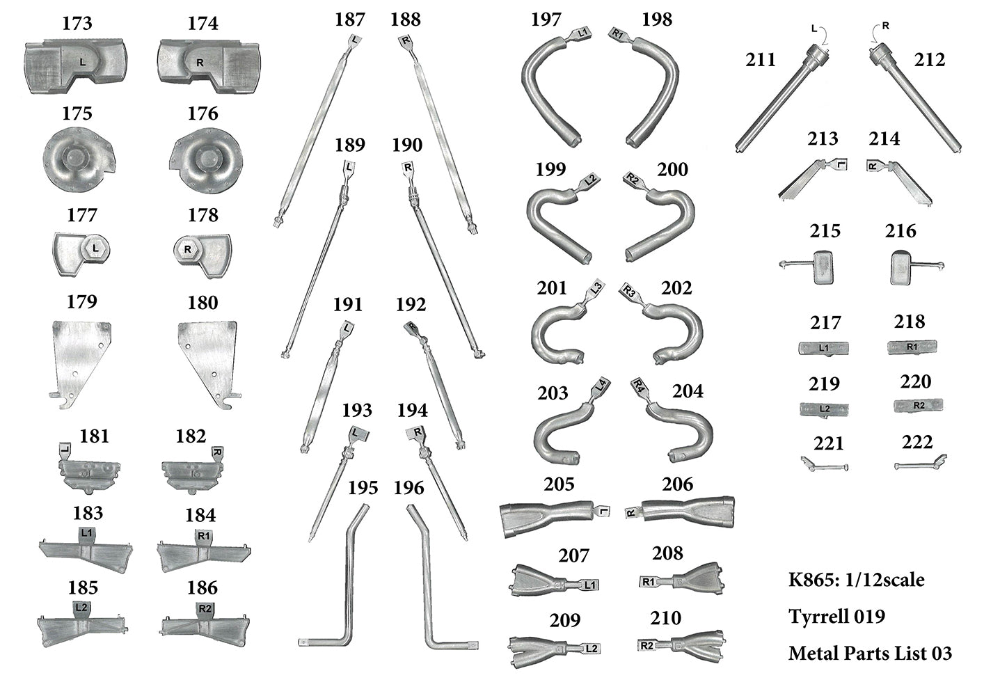 [ Pre-order ] K865 Model Factory Hiro MFH 1:12 Tyrrell 019 1990 Rd.4 Monaco GP #3 S.Nakajima / #4 J.Alesi 1990 Rd.15 Japanese GP #3 S.Nakajima / #4 J.Alesi Fulldetail Kit