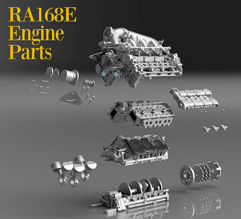 [ Back-order ] Model Factory HIRO K838 1:12 LOTUS TYPE 100T 1988 Rd.1 Brazilian GP #1 N.Piquet / #2 S.Nakajima Fulldetail Kit