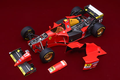 [ Pre-order ] K852 Model Factory Hiro 1:12 Fulldetail Kit 412T2 1995 Rd.6 Canadian GP Winner #27 Jean Alesi / #28 Gerhard Berger