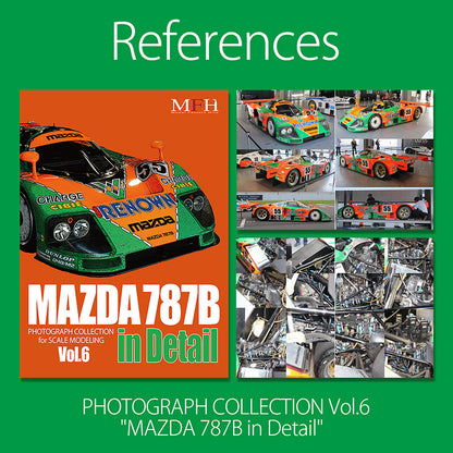 [ Pre-order ] K628 Model Factory Hiro 1:12 MAZDA 787B 1991 LM Winner #55 V.Weidler / J.Herbert / B.Gachot Fulldetail Kit