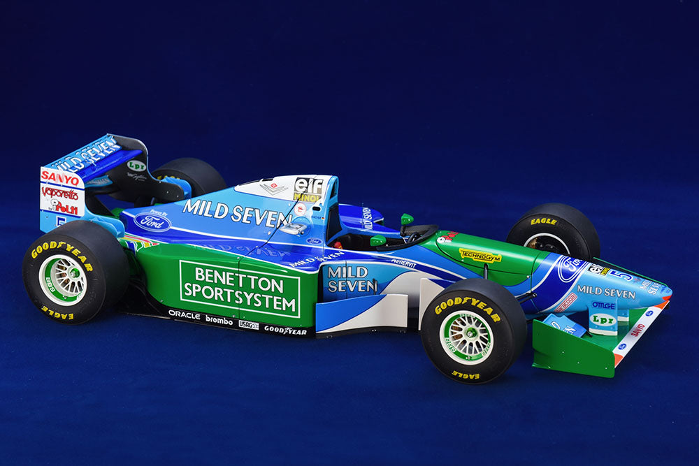 K860 Model Factory Hiro 1:12 B194 1994 Rd.14 European GP winner #5 M.Schumacher #6 J.Verstappen / Rd.16 Australian GP #5 M.Schumacher #6 J.Herbert