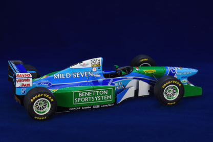 K860 Model Factory Hiro 1:12 B194 1994 Rd.14 European GP winner #5 M.Schumacher #6 J.Verstappen / Rd.16 Australian GP #5 M.Schumacher #6 J.Herbert