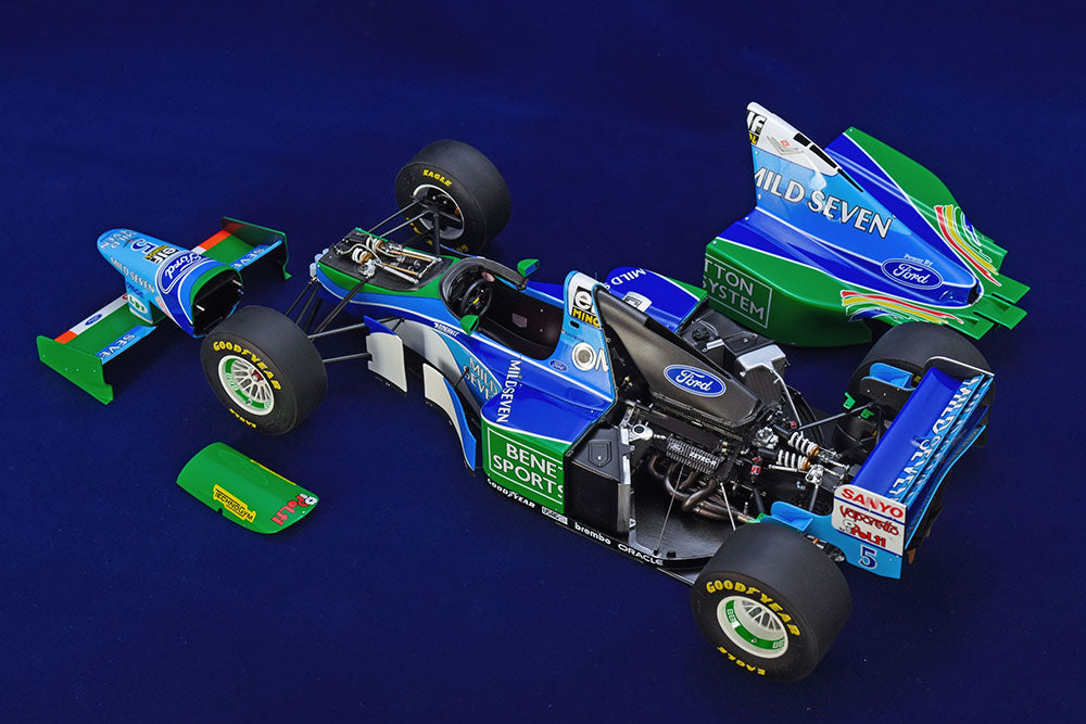 K860 Model Factory Hiro 1:12 B194 1994 Rd.14 European GP winner #5 M.Schumacher #6 J.Verstappen / Rd.16 Australian GP #5 M.Schumacher #6 J.Herbert