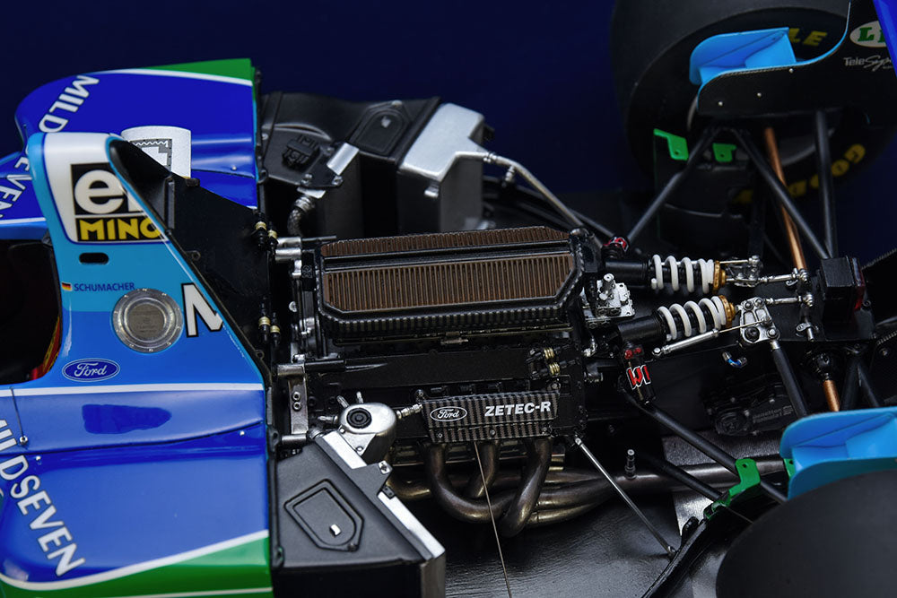 K860 Model Factory Hiro 1:12 B194 1994 Rd.14 European GP winner #5 M.Schumacher #6 J.Verstappen / Rd.16 Australian GP #5 M.Schumacher #6 J.Herbert