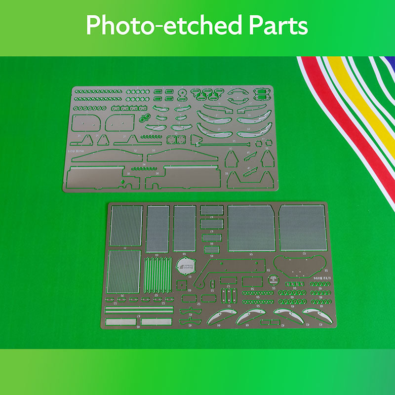 K860 Model Factory Hiro 1:12 B194 1994 Rd.14 European GP winner #5 M.Schumacher #6 J.Verstappen / Rd.16 Australian GP #5 M.Schumacher #6 J.Herbert