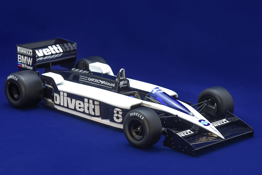 K855 Model Factory Hiro 1:12 BT55 1986 Rd.4 Monaco GP #7 Riccardo Patrese / #8 Elio de Angelis Fulldetail Kit