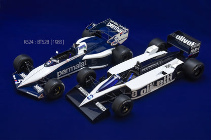 K855 Model Factory Hiro 1:12 BT55 1986 Rd.4 Monaco GP #7 Riccardo Patrese / #8 Elio de Angelis Fulldetail Kit
