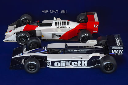 K855 Model Factory Hiro 1:12 BT55 1986 Rd.4 Monaco GP #7 Riccardo Patrese / #8 Elio de Angelis Fulldetail Kit