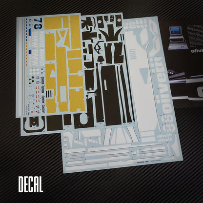 K855 Model Factory Hiro 1:12 BT55 1986 Rd.4 Monaco GP #7 Riccardo Patrese / #8 Elio de Angelis Fulldetail Kit