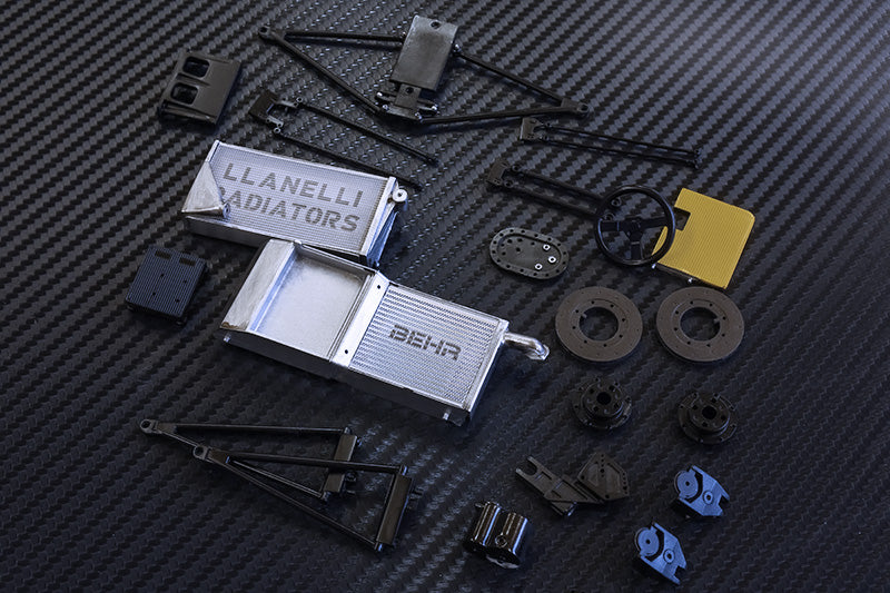 K855 Model Factory Hiro 1:12 BT55 1986 Rd.4 Monaco GP #7 Riccardo Patrese / #8 Elio de Angelis Fulldetail Kit