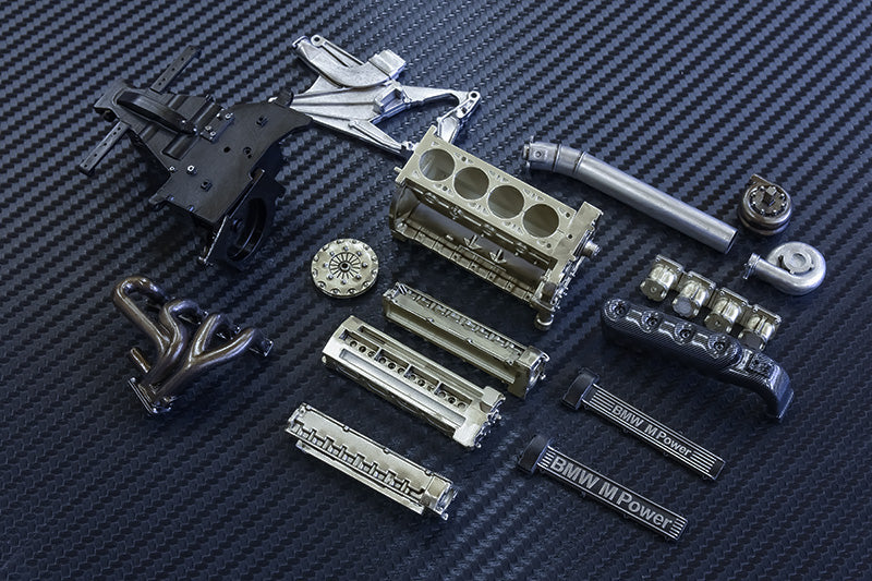 K855 Model Factory Hiro 1:12 BT55 1986 Rd.4 Monaco GP #7 Riccardo Patrese / #8 Elio de Angelis Fulldetail Kit