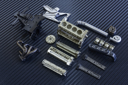 K855 Model Factory Hiro 1:12 BT55 1986 Rd.4 Monaco GP #7 Riccardo Patrese / #8 Elio de Angelis Fulldetail Kit