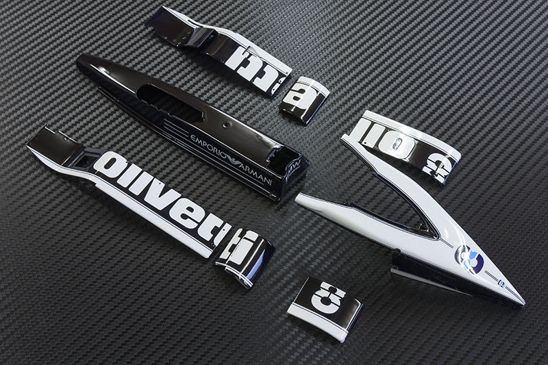 K855 Model Factory Hiro 1:12 BT55 1986 Rd.4 Monaco GP #7 Riccardo Patrese / #8 Elio de Angelis Fulldetail Kit