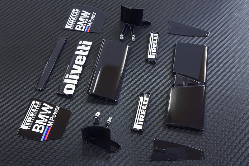 K855 Model Factory Hiro 1:12 BT55 1986 Rd.4 Monaco GP #7 Riccardo Patrese / #8 Elio de Angelis Fulldetail Kit