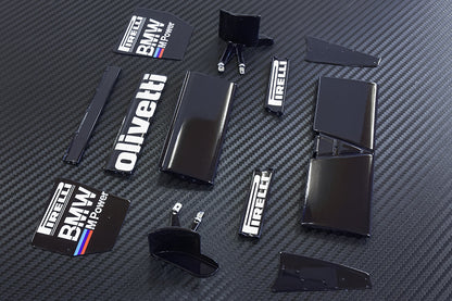 K855 Model Factory Hiro 1:12 BT55 1986 Rd.4 Monaco GP #7 Riccardo Patrese / #8 Elio de Angelis Fulldetail Kit