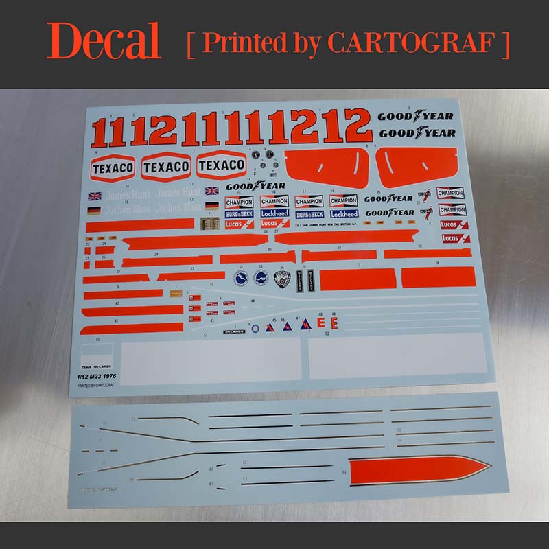 K858 Model Factory Hiro 1:12 McLaren M23 [1976] Ver.A 1976 Rd.14