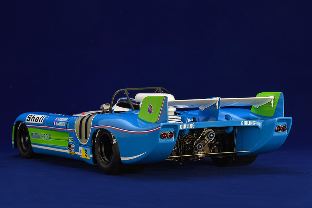 K853 1:12 Model Factory Hiro MS670B LM 1973 Le Mans 24h race winner #11 H.Pescarolo / G.Larrousse #12 J-P.Jabouille / J-P.Jaussaud #10 F.Cevert / J-P.Beltoise Fulldetail Kit