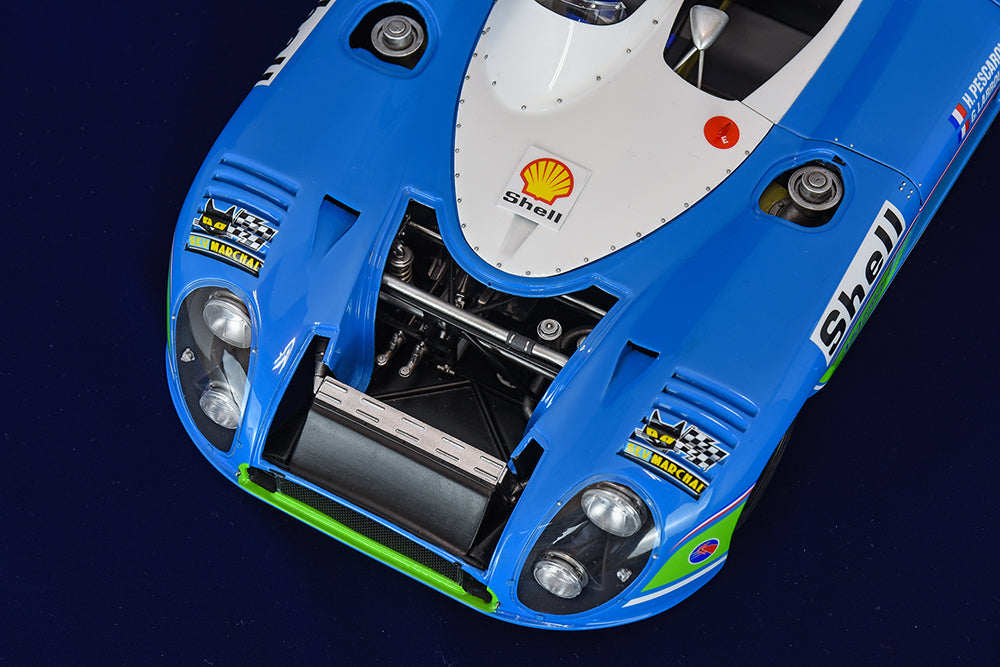 K853 1:12 Model Factory Hiro MS670B LM 1973 Le Mans 24h race winner #11 H.Pescarolo / G.Larrousse #12 J-P.Jabouille / J-P.Jaussaud #10 F.Cevert / J-P.Beltoise Fulldetail Kit