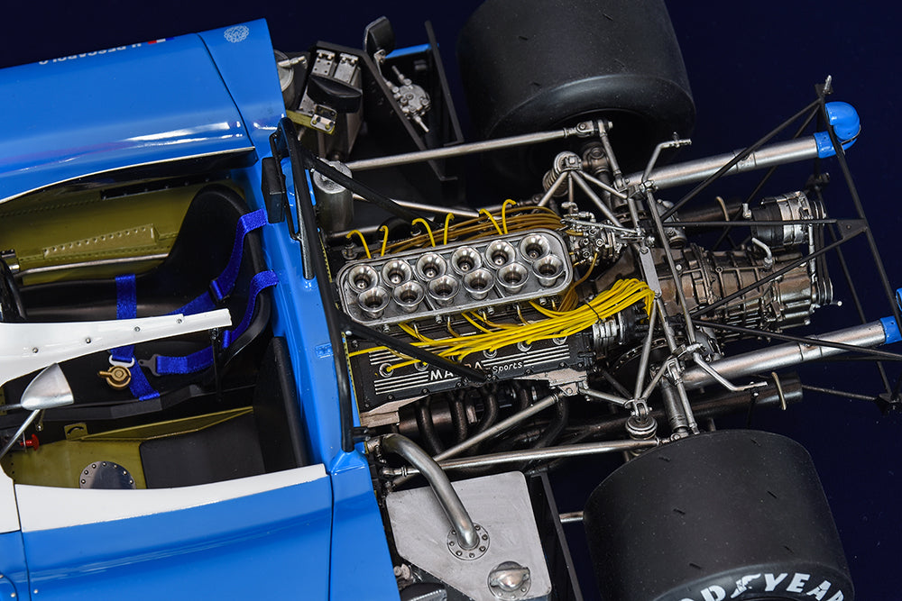 K853 1:12 Model Factory Hiro MS670B LM 1973 Le Mans 24h race winner #11 H.Pescarolo / G.Larrousse #12 J-P.Jabouille / J-P.Jaussaud #10 F.Cevert / J-P.Beltoise Fulldetail Kit