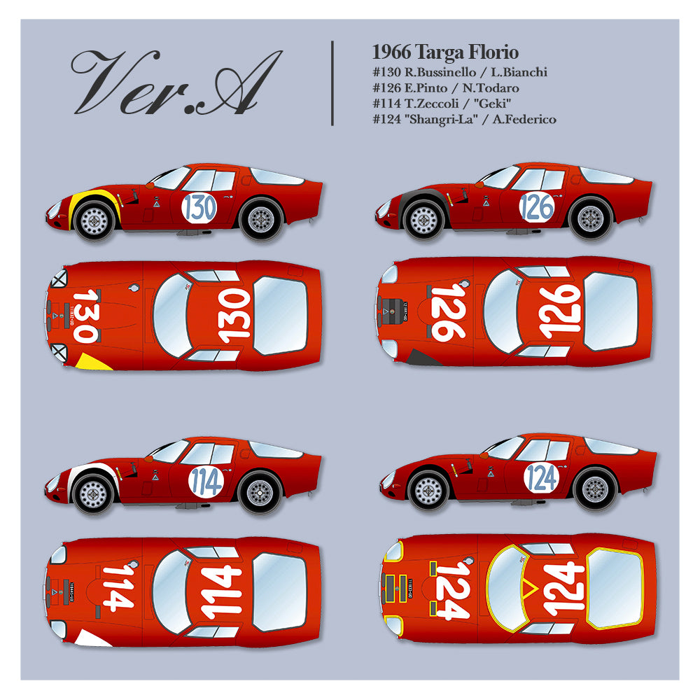 [ Pre-order ] K849 1:12 Model Factory Hiro TZ2 Ver.A 1966 Targa Florio Fulldetail Kit