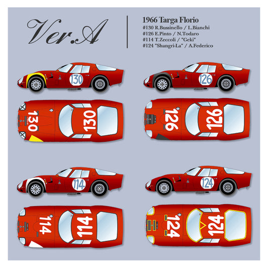 [ Pre-order ] K849 1:12 Model Factory Hiro TZ2 Ver.A 1966 Targa Florio Fulldetail Kit