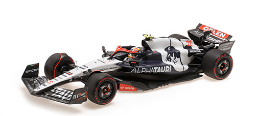 [ Back-order ] MINICHAMPS 117230122 1:18 Scuderia Alpha Tauri AT04 Tsunoda Yuki 2023 model car