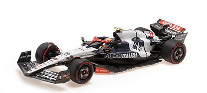 [ Back-order ] MINICHAMPS 117230122 1:18 Scuderia Alpha Tauri AT04 Tsunoda Yuki 2023 model car