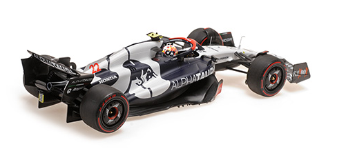 [ Back-order ] MINICHAMPS 117230122 1:18 Scuderia Alpha Tauri AT04 Tsunoda Yuki 2023 model car