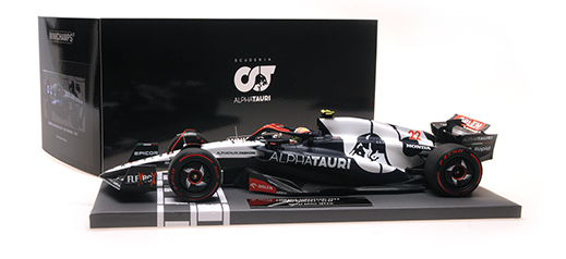 [ Back-order ] MINICHAMPS 117230122 1:18 Scuderia Alpha Tauri AT04 Tsunoda Yuki 2023 model car
